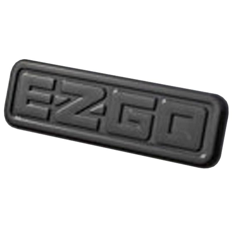 【ステッカー付き】GADID ANONIEM ELBA / BLACK E-Z-GO Blackout Front Cowl Nameplate - 6 x 1.7-inch - 10045075