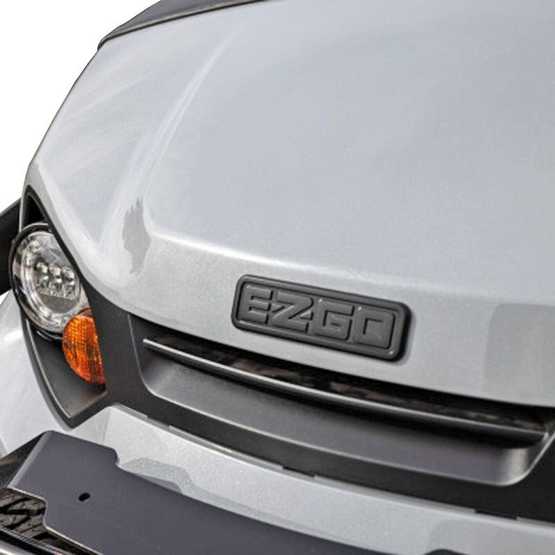 E-Z-GO Blackout Front Cowl Nameplate - 6 x 1.7-inch - 10045075