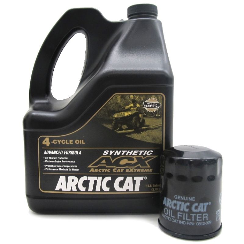 Arctic Cat ATV Prowler Wildcat 0W-40 ACX Oil Change Kit Filter