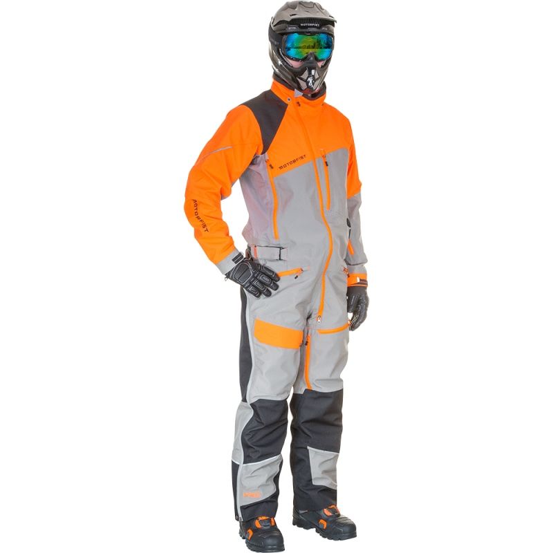 Motorfist Men's Blitzkrieg Suit - Uninsulated Waterproof - Orange