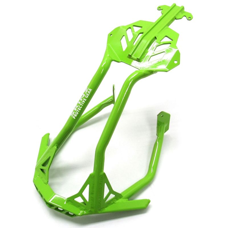 Skinz ChromAlloy Green Front Bumper Arctic Cat 2017-2024 M XF ZR