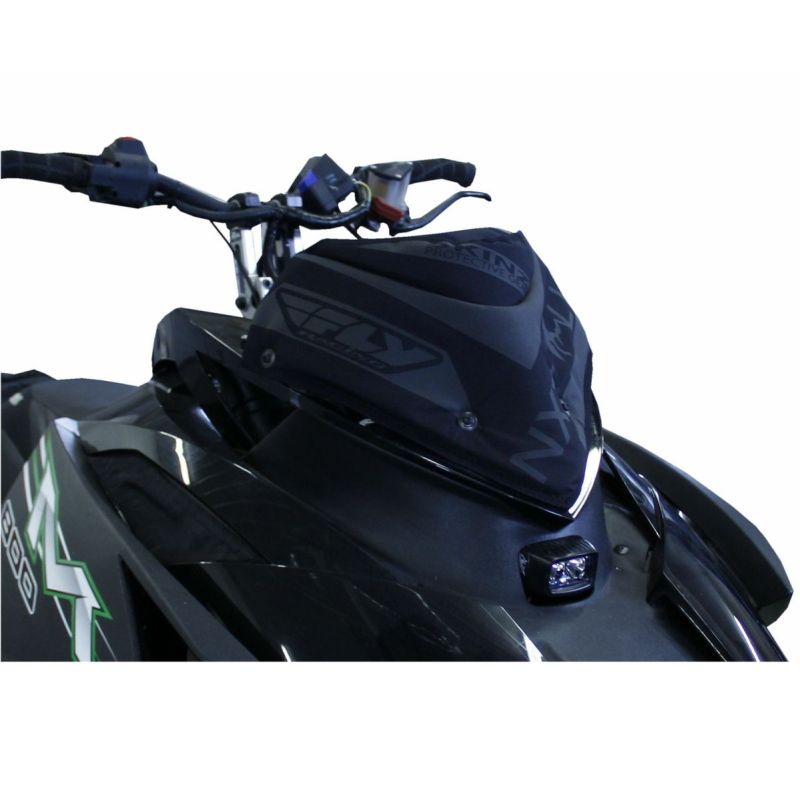 Skinz NXT LVL Fly Windshield Pak - Flat Black - Arctic Cat 2012