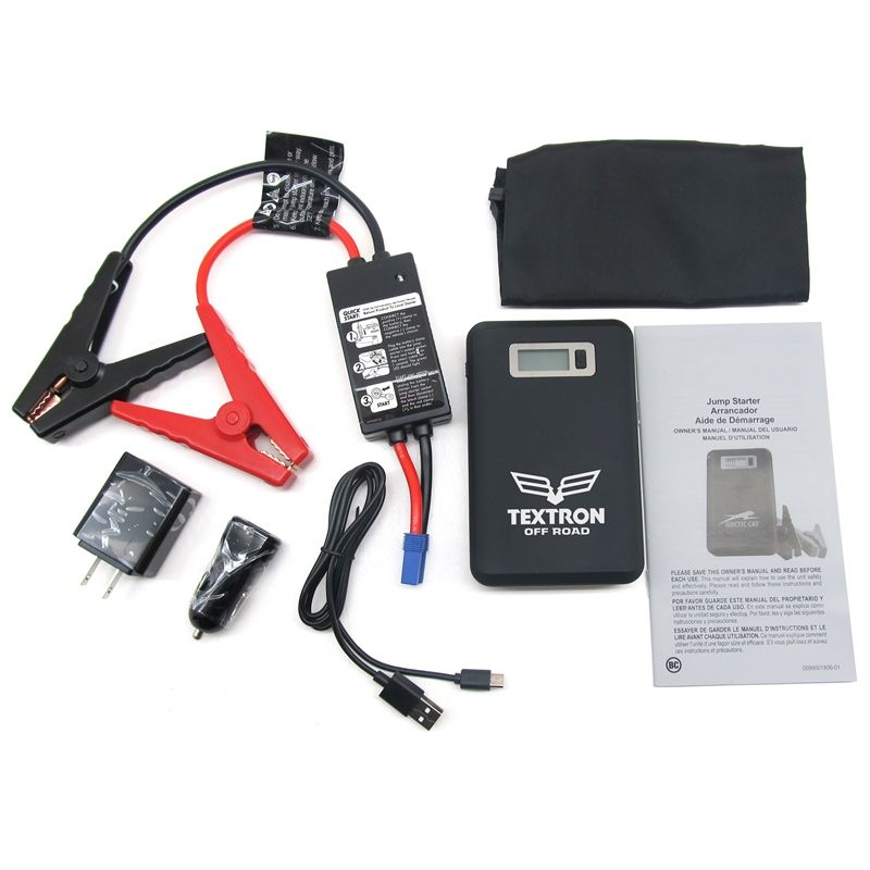 Textron Off Road 12V Battery Jump Start Pack ATV Motorcycle