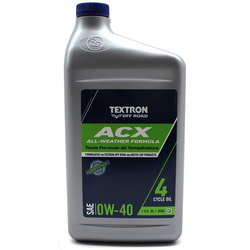 Textron/Arctic Cat ATV ACX 0W-40 Synthetic Oil Change Kit Filter