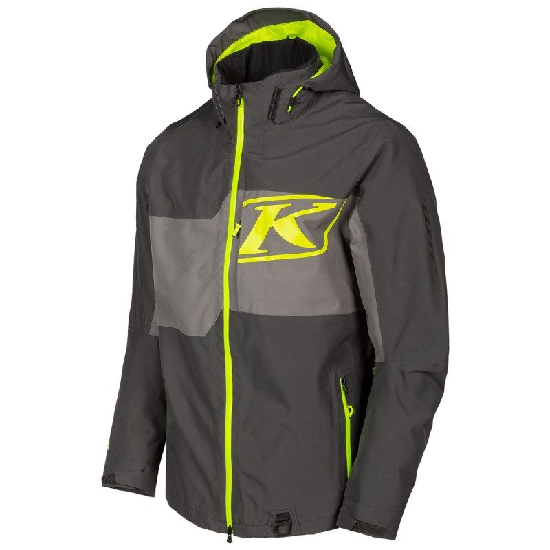 Klim Men's PowerXross Jacket - Asphalt & Hi-Vis - 3574-001-___-605