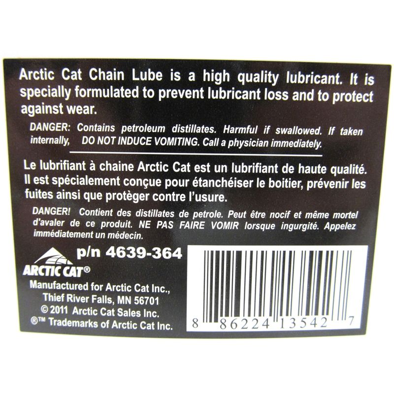 Arctic Cat Non-Synthetic Chain Case Lube Oil 1974-2014 - 12 Ounces