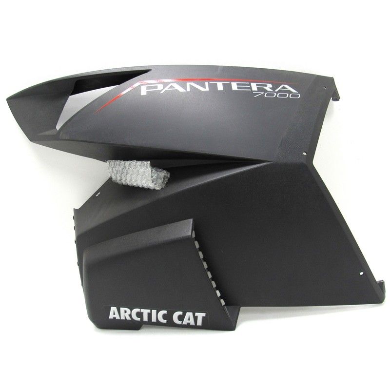 Genuine OEM Arctic Cat PANEL,SIDE-LH-BLK W/DECALS