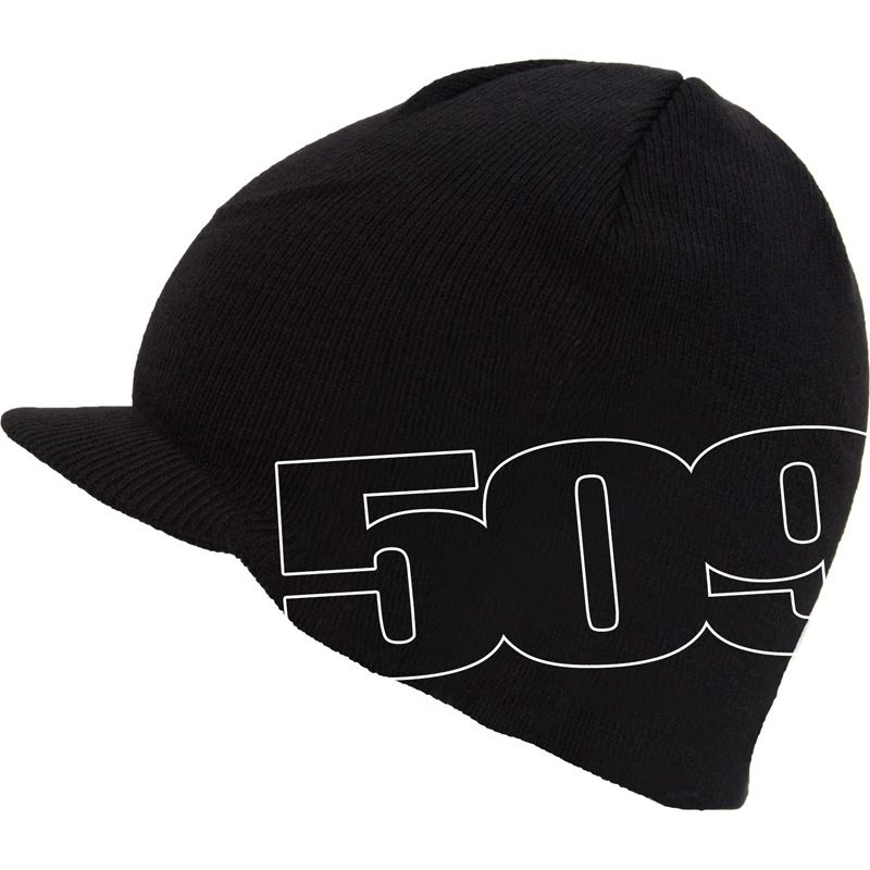 509 Reversible Visor Beanie - Black - 509-HAT-RVB