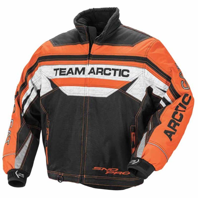 Arctic Cat Men's Sno Pro Premium Snowmobile Jacket - Orange - 5250-31_