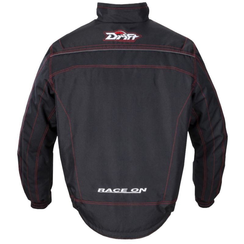 Drift Racing Men's Waterproof Insulated Commander Jacket - Black