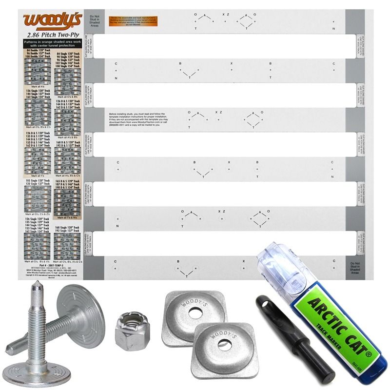 Genuine OEM Arctic Cat KIT,STUD WOODYS GM1.325 (102PK)