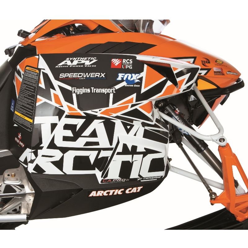 Arctic Cat 2012-2017 ZR F XF M Sabertooth Hood & Side Panel Decal