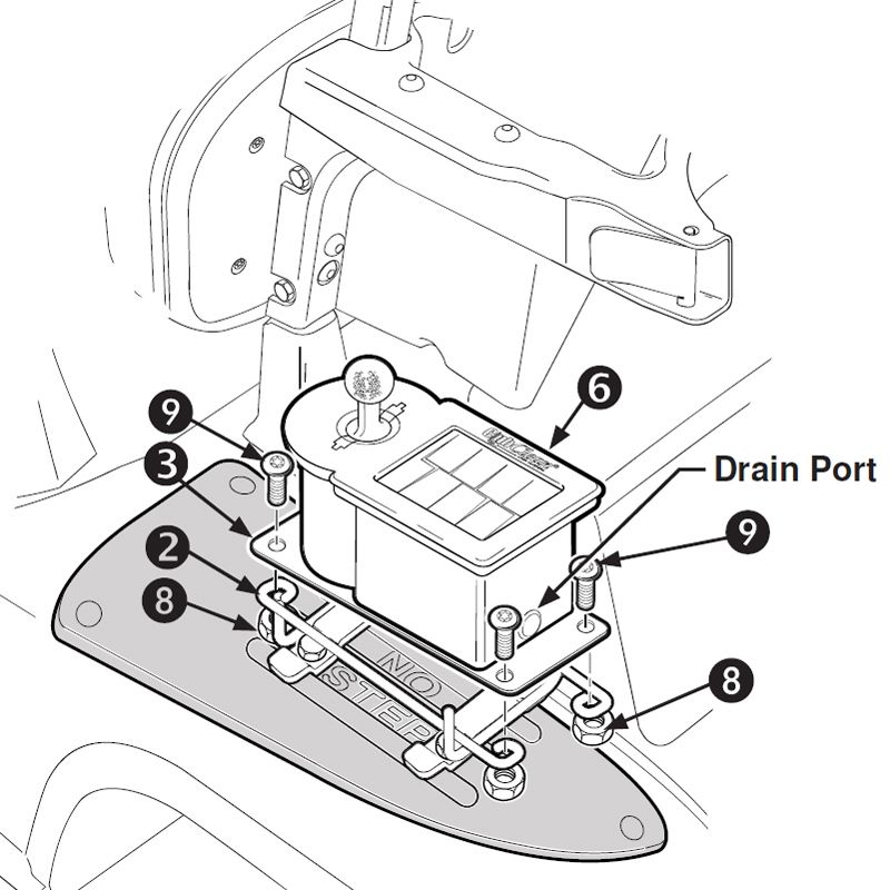 E-Z-GO Golf Club & Ball Washer Kit Passenger Side 2008-2016 RXV