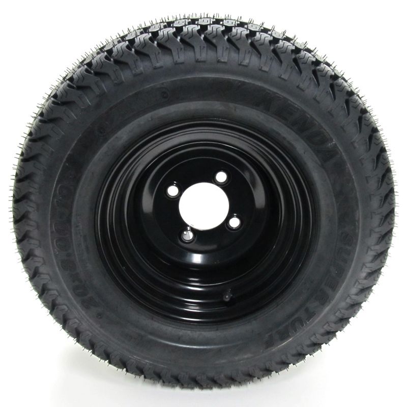 E-Z-GO 20x8-10 Kenda K500 Tire with Black 10-inch Rim - New Take
