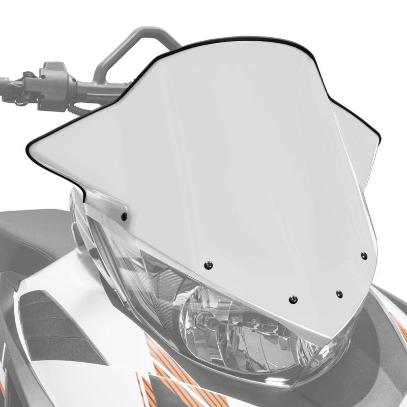 Arctic Cat Mid Windshield - White - 2014-2017 ZR XF M 3000 7000