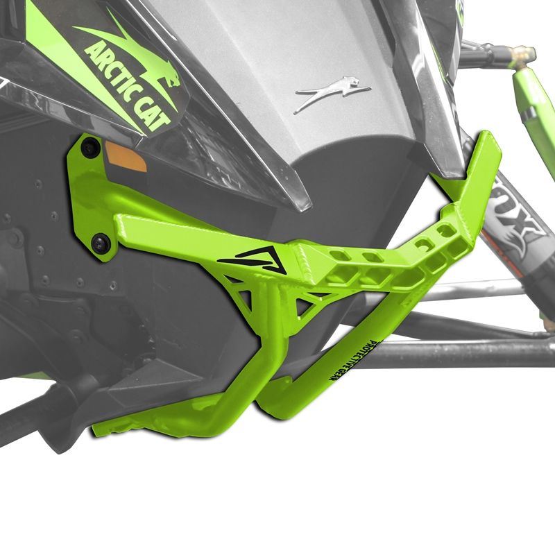 Skinz ChromAlloy Green Front Bumper Arctic Cat 2017-2024 M XF ZR