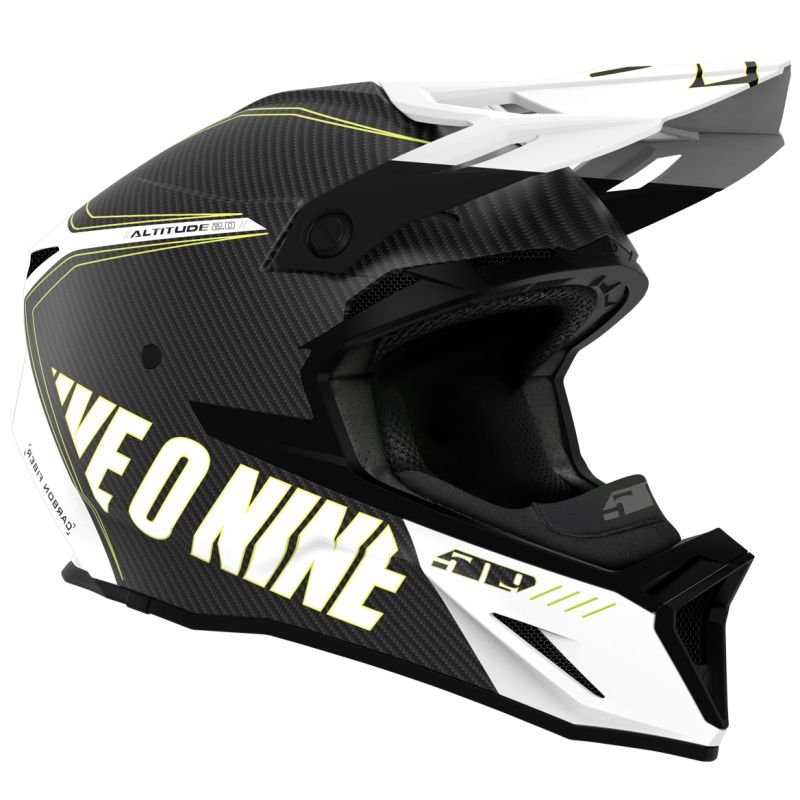 509 Altitude 2.0 Carbon Fiber 3K Snow Snowmobile Helmet w/ Fidlock