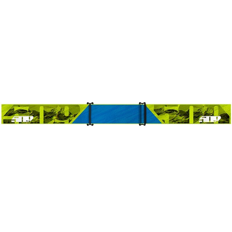 509 Revolver Snowmobile Snow Goggles Hi-Vis Blue Bronze Tint