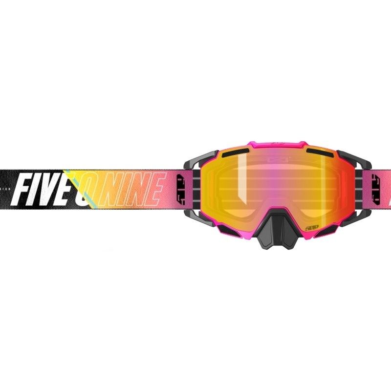 509 Sinister X7 Goggles - Oil Slick - Revo Mirror Smoke Tint
