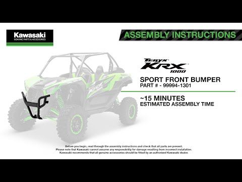 Kawasaki Sport Front Bumper - 2020-2026 Teryx KRX - 99994-1301