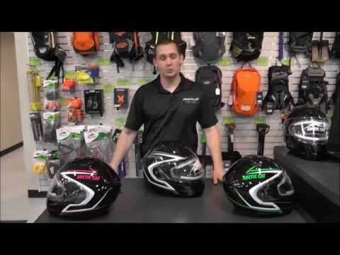 Arctic Cat Adult Modular Helmet with Electric Shield - Green or