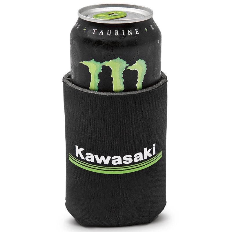 koo Kawasaki 3 Green Lines Can Koozie - Black & Green - K066-9027-BKNS