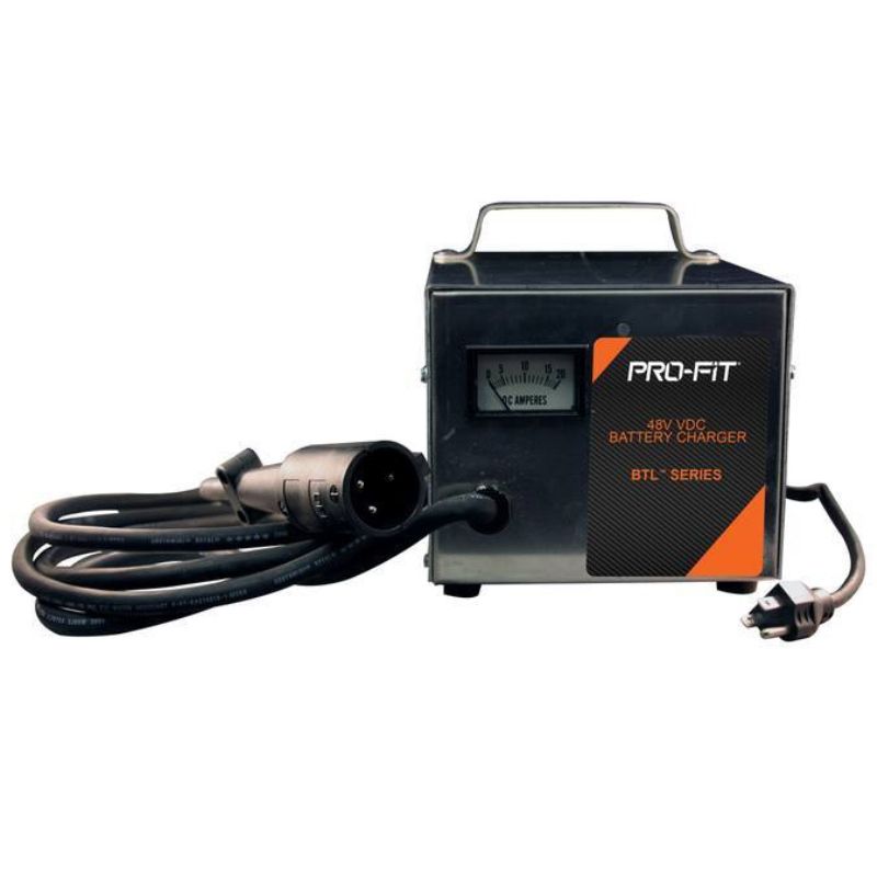 Purefit Charger Pro-Fit 48-Volt 15-Amp Battery Charger - Club Car 3-Pin Connector - PF11540