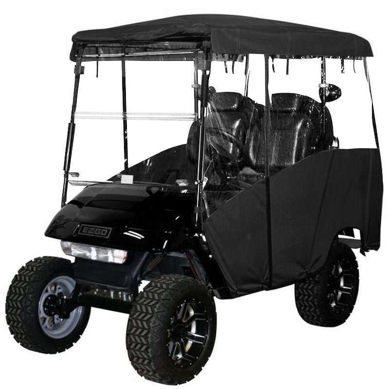 Pro-Fit 4-Passenger Enclosure Soft Cab - Black - E-Z-GO 1996