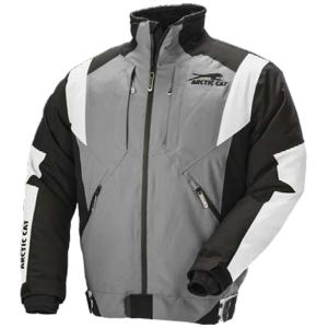 Arctic Cat Men's Peak Jacket - Gray & Black 2XL