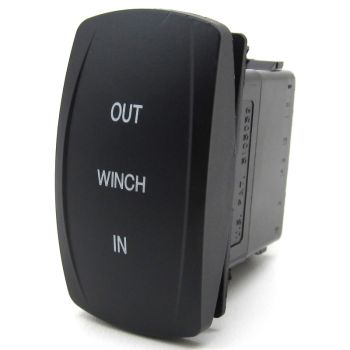 Arctic Cat WARN Console / Dash Winch Rocker Switch with Backlit Lettering