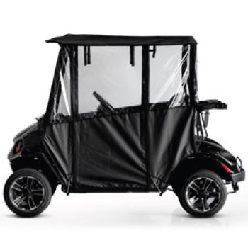E-Z-GO 2-Passenger 54-inch Enclosure - Black - 2021-2025 Express S2 2