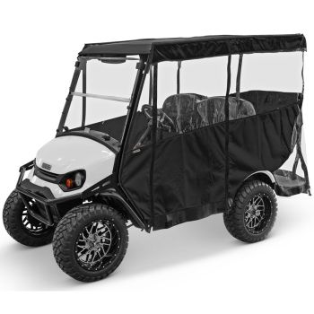 E-Z-GO 4-Passenger Modular Enclosure - Black - 2021-2026 Express S2 S4 2 4