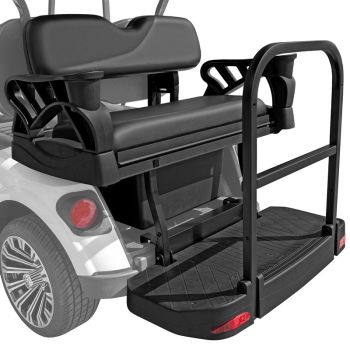 E-Z-GO Titan X Pro Rear Seat Kit - Black - 2008-2027 RXV