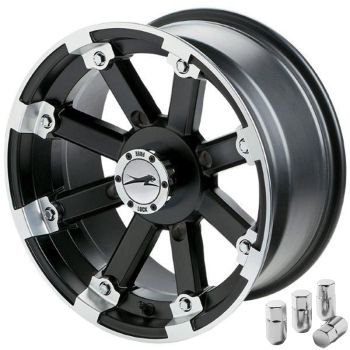 Arctic Cat Vision 393 Black Front Wheel 14x7 - 2012-2019 Wildcat
