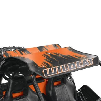 Arctic Cat Wildcat Cat Wraps Aluminum Roof Decals - Orange - 2014 Wildcat