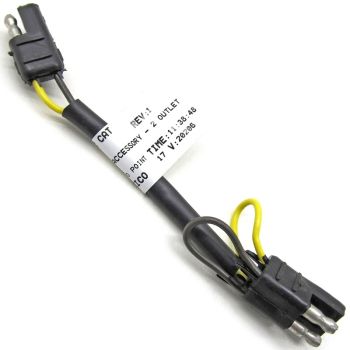 Arctic Cat 2-Outlet Accessory Adapter - Snowmobile ATV Prowler Wildcat