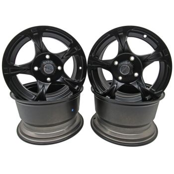 Arctic Cat Matte Black 14-inch Aluminum Wheel Set - 2002-2026 Models