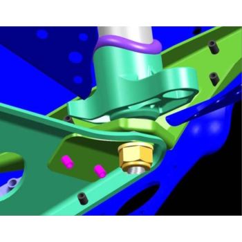 Arctic Cat Reinforced Steering Post Mounting Bracket Upgrade Kit - 2014-2016 7000