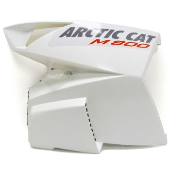 Arctic Cat LH Side Panel - Pearl White - 2012 M 800 Sno Pro LTD