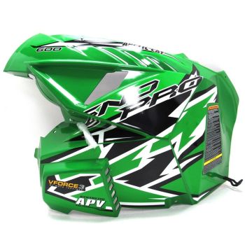 Arctic Cat LH Side Panel - Pearl Cat Green - 2012 Sno Pro 600