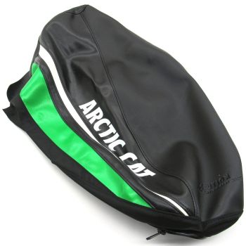 Arctic Cat Seat Cover - Black, White, & Green - 2010-2011 M Crossfire