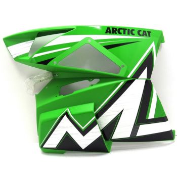 Arctic Cat LH Side Panel - Team Arctic Green - 2016 M 9000 Sno Pro
