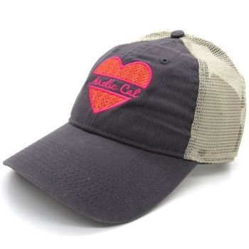 Arctic Cat Heart Mesh Hat - Gray