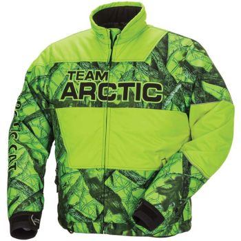 Arctic Cat Men's Arctic Sno Camo Jacket - Green-2XL