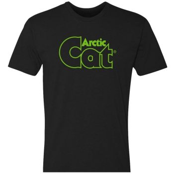 Arctic Cat Men's Retro Logo T-Shirt - Black & Green