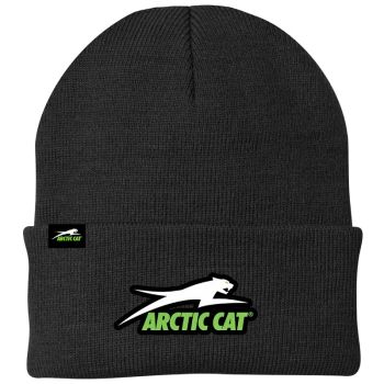 Arctic Cat Adult Classic Aircat Beanie - Black & Green