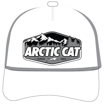 Arctic Cat White Tiger Hat - White & Gray