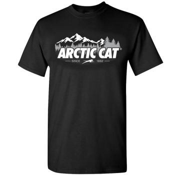 Arctic Cat Men's Landscape T-Shirt - Black & White