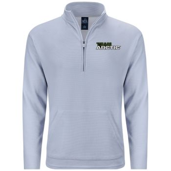Arctic Cat Men's Team Arctic 1/4-Zip Long Sleeve Shirt - Ice Gray