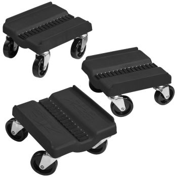 Arctic Cat Snowmobile Caddy Dolly Wheels - Black